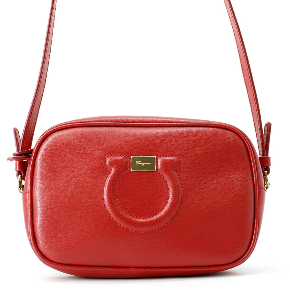 Salvatore Ferragamo Shoulder Bag Gancini Gancio City